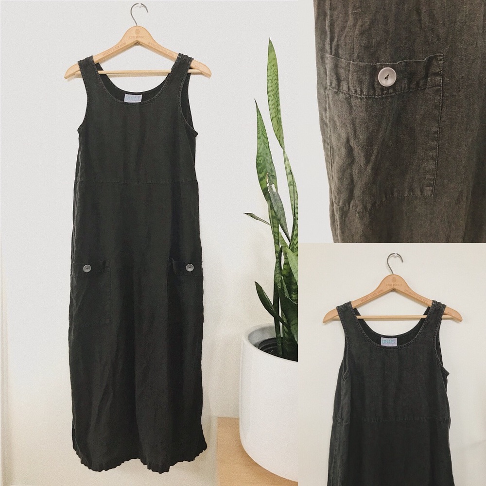 VINTAGE - 90’s Linen Maxi Dress